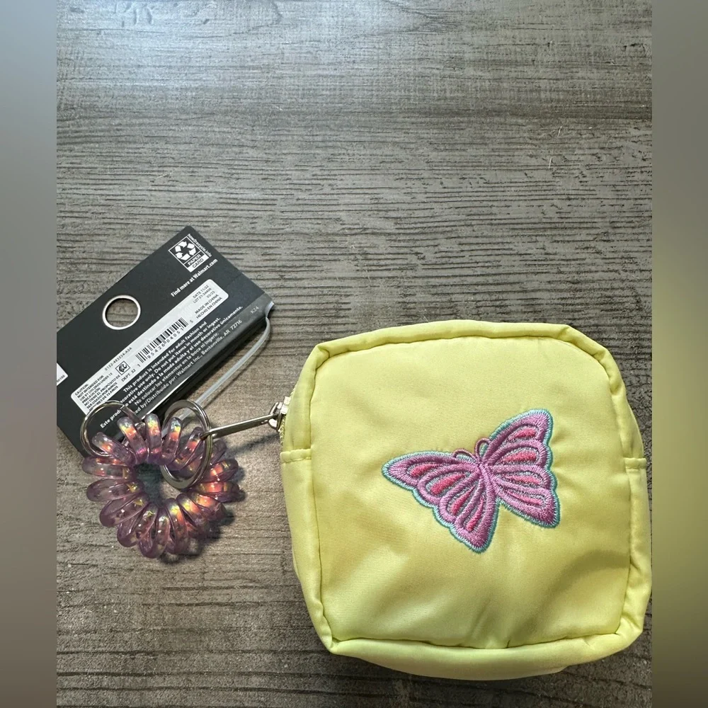 Butterfly Keyring Pouch NWT‎